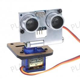 Ultrasonic distance sensor (HC-SR04) with Servo